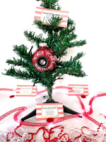North Pole, Elf, and Santa Surveillance Ornaments