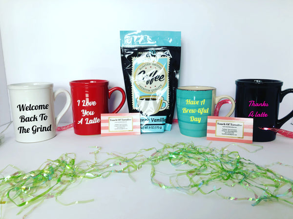 Back To School Teacher Coffee Mug & Resealable Coffee Gift Set