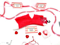 Valentine’s Warm Fuzzy Socks With Gift Tag