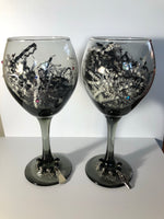 Bride & Groom Wine Glass Gift Set