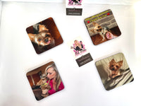 Set of Four (4) Personalized Coasters