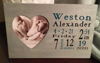 Very Cute Personalized Baby Frame