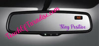 Rearview Mirror/Car Vanity Mirror Customized Decal