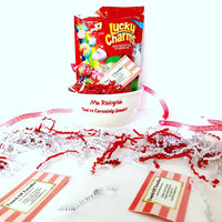 Teacher Appreciation Cereal Bowls With Resealable Cereal & Lollipop