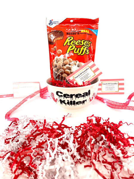 Cereal Killer Cereal Bowls With Resealable Cereal