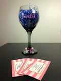 Personalized Nurse Wine Glass