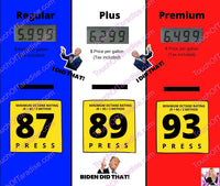 20 Ounce “Gas Prices” Trump/Biden Tumbler
