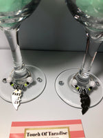 Partners in Crime Set Of 2 Wine Glass set