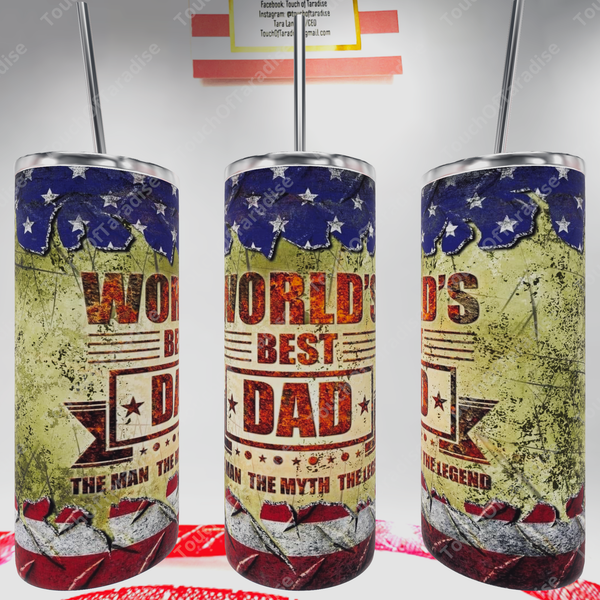 World’s Best Dad 20 ounce Tumbler